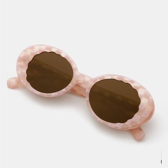 KREWE Alixe plaid Pink Sunglasses - Picture 4 of 8